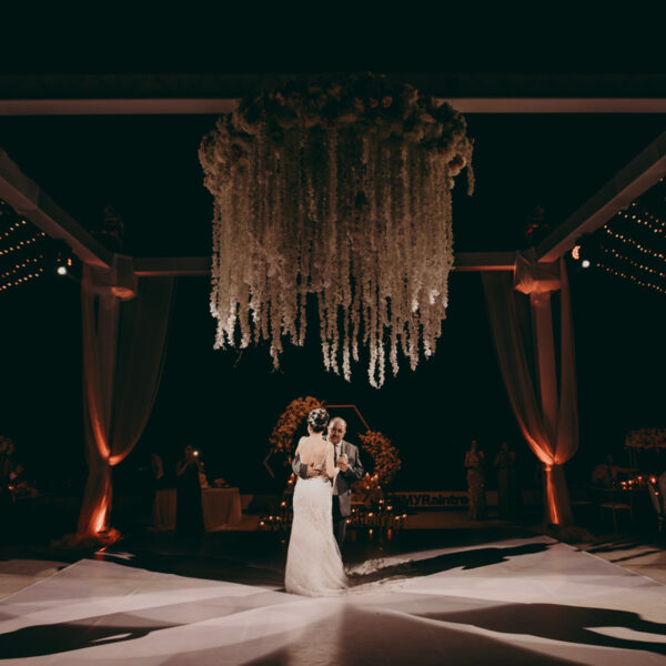 first dance as a wife in a romantic wedding in puerto vallarta