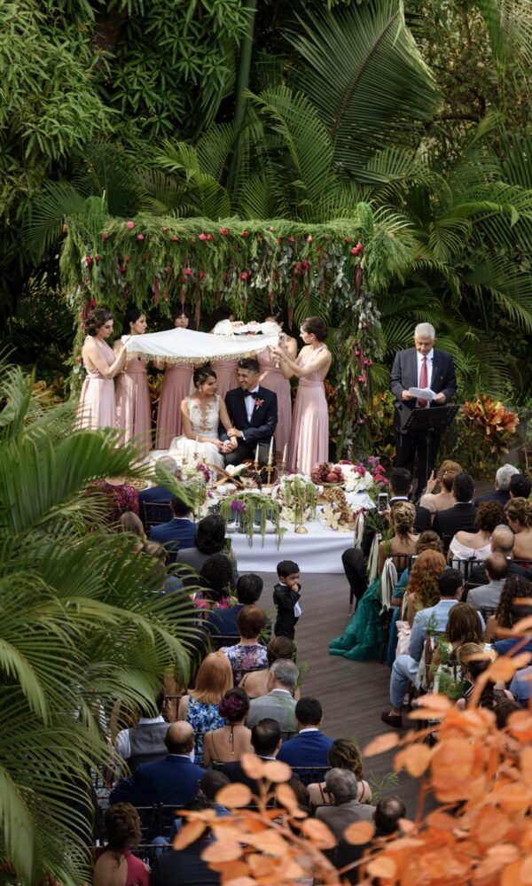 romantic green inspired wedding in puerto vallarta