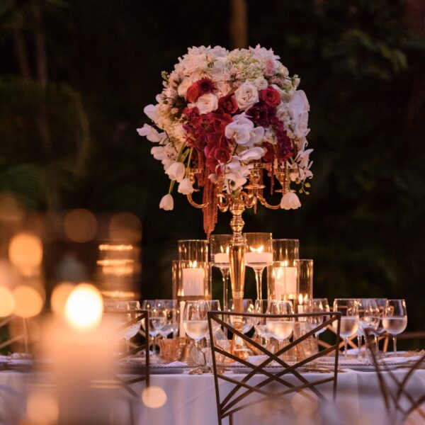 romantic decoration for wedding in puerto vallarta